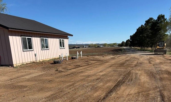 Farm water well drilling project on remote Colorado acreage